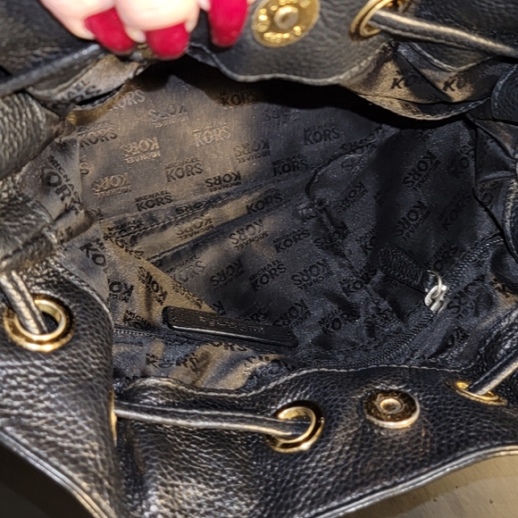 Michael Kors Black leather satchel - Picture 5 of 7